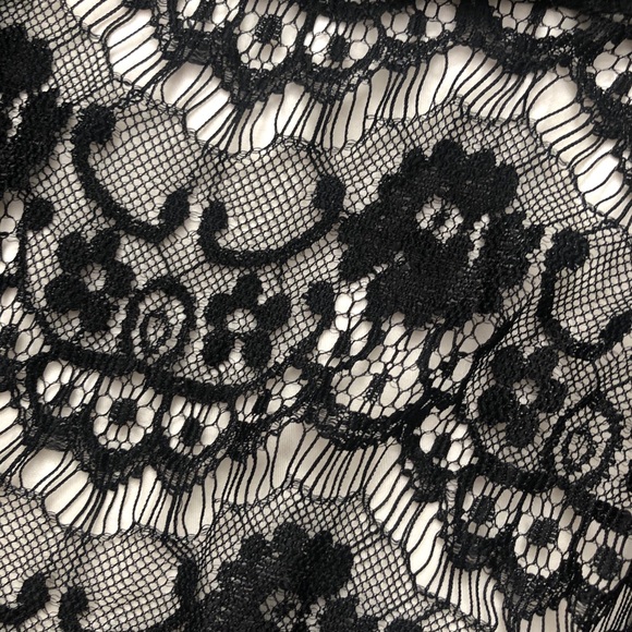 SOLD Choies Black Lace Kimono - Picture 3 of 4